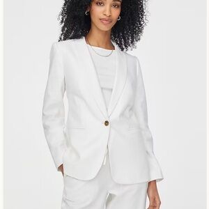 J. Crew Factory Women's Linen-blend one-button blazer